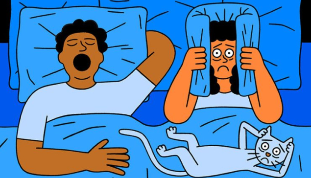 Ngủ ngáy bất thường bởi bệnh chồng bệnh